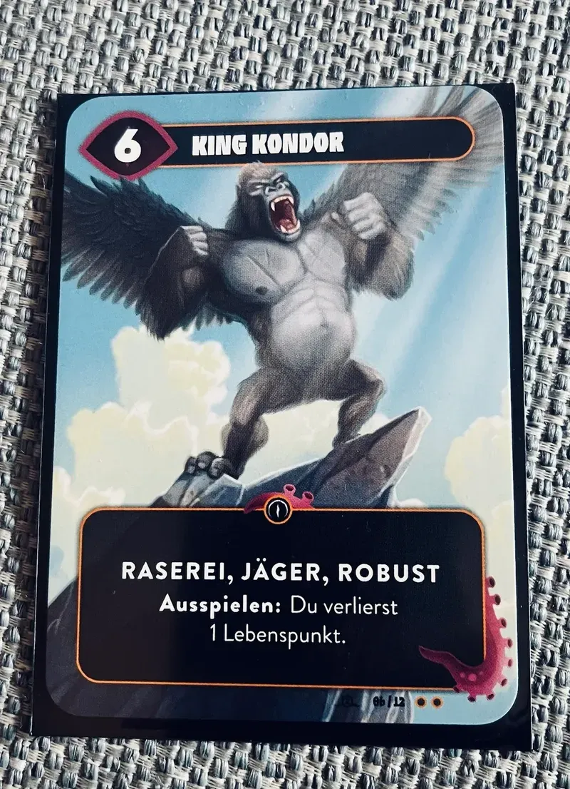 Our Mindbug card King Kondor