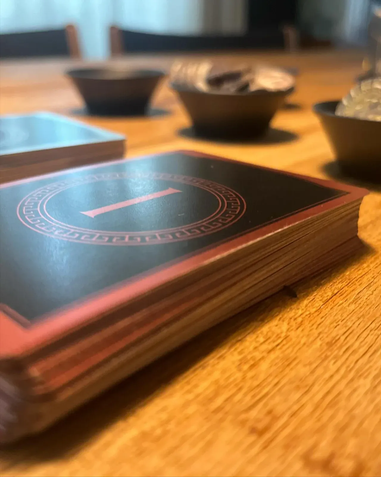 A stack of 7 Wonders Age I cards